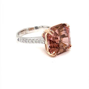 Pink Tourmaline and Diamond Ring - ForeverJewels Design Studio 8