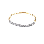 Paperclip Lab Diamond Tennis bracelet