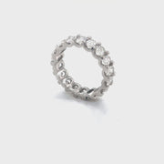 Eternity oval Lab diamond Ring