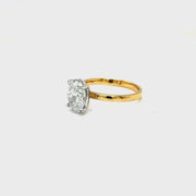 Oval 2.5ct  Lab Diamond Engagement Ring