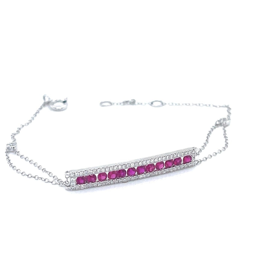 Red Rubies diamond bracelet - ForeverJewels Design Studio 8