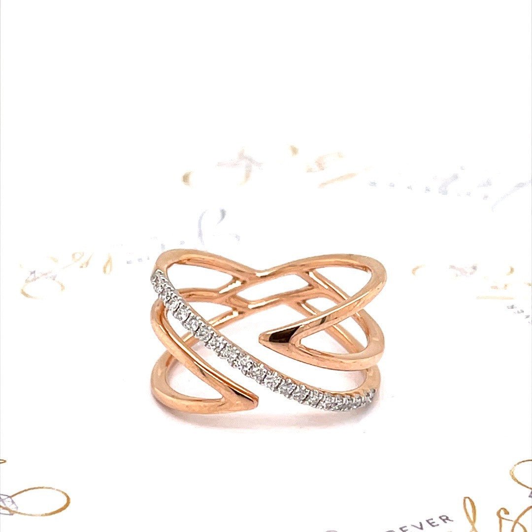 Rose gold diamond Ring - ForeverJewels Design Studio 8