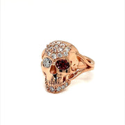 Rose gold diamond Skull Ring - ForeverJewels Design Studio 8