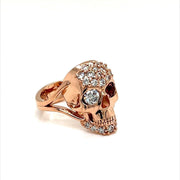 Rose gold diamond Skull Ring - ForeverJewels Design Studio 8