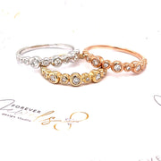 Rose Gold stackable Diamond Ring - ForeverJewels Design Studio 8