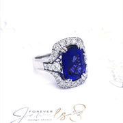 Royale Tanzanite and Diamond Ring - ForeverJewels Design Studio 8