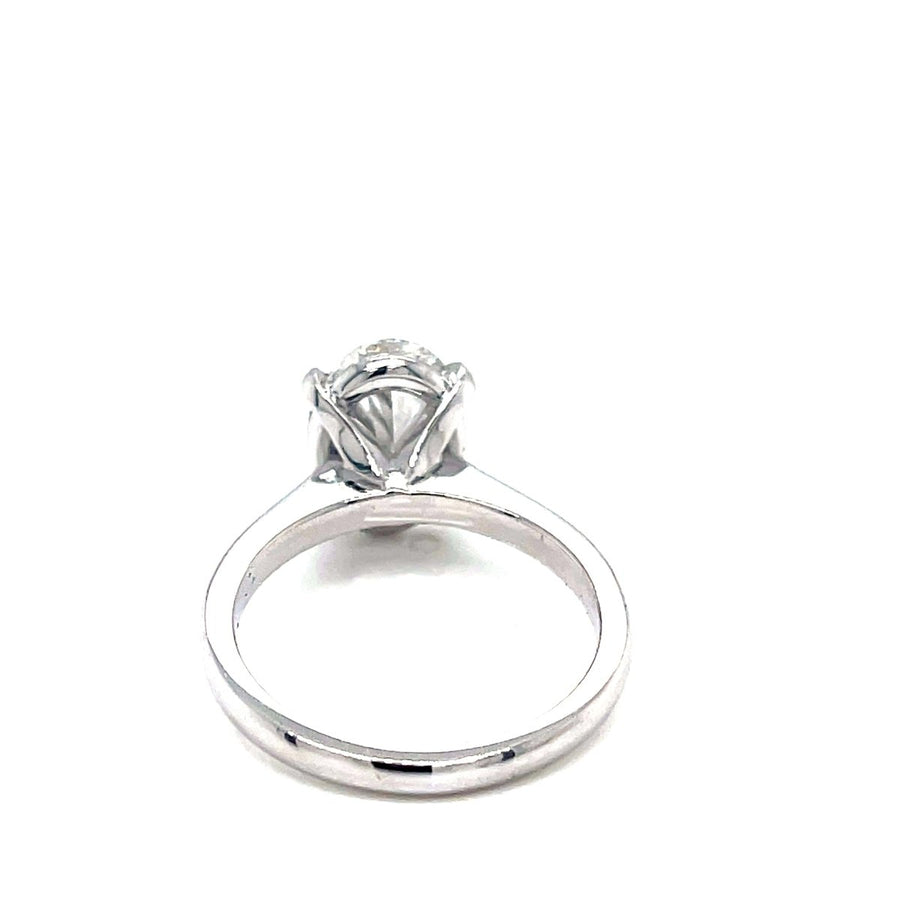 Solitaire Oval Diamond Ring - ForeverJewels Design Studio 8