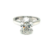 Solitaire Oval Diamond Ring - ForeverJewels Design Studio 8