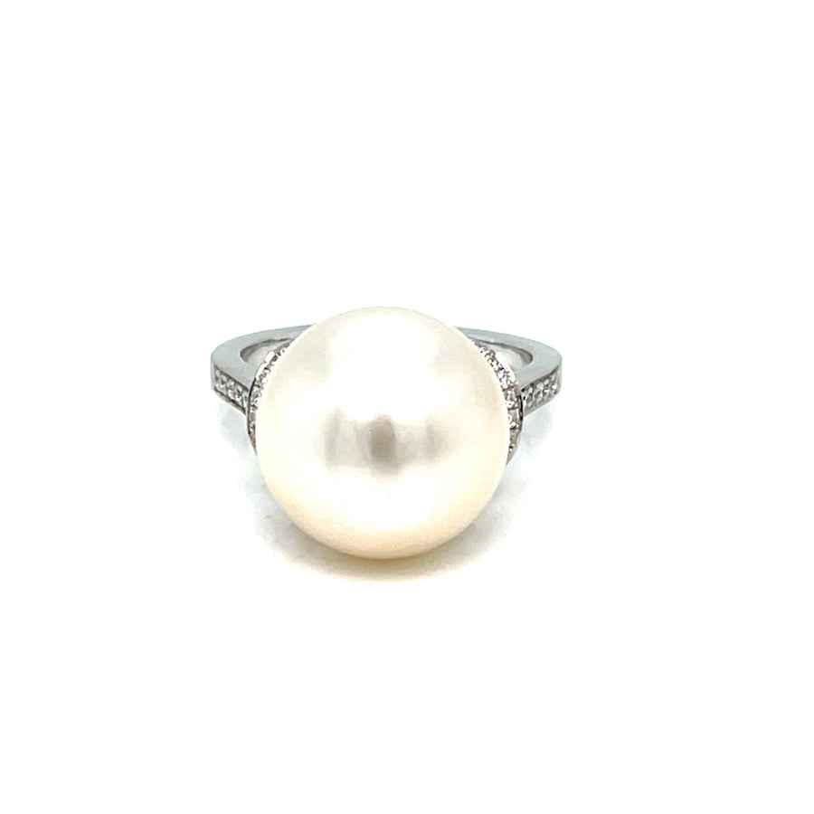 South Sea Pearl and Diamond Ring - ForeverJewels Design Studio 8