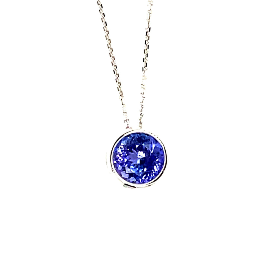 Tanzanite Floating Pendant - ForeverJewels Design Studio 8