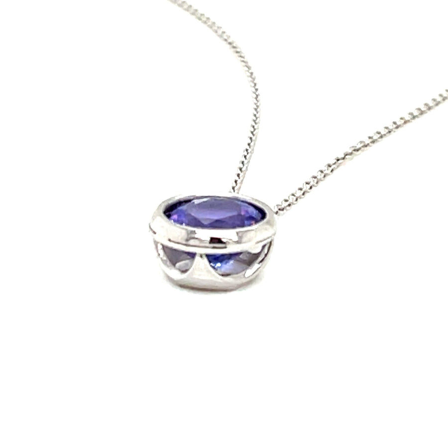 Tanzanite Floating Pendant - ForeverJewels Design Studio 8