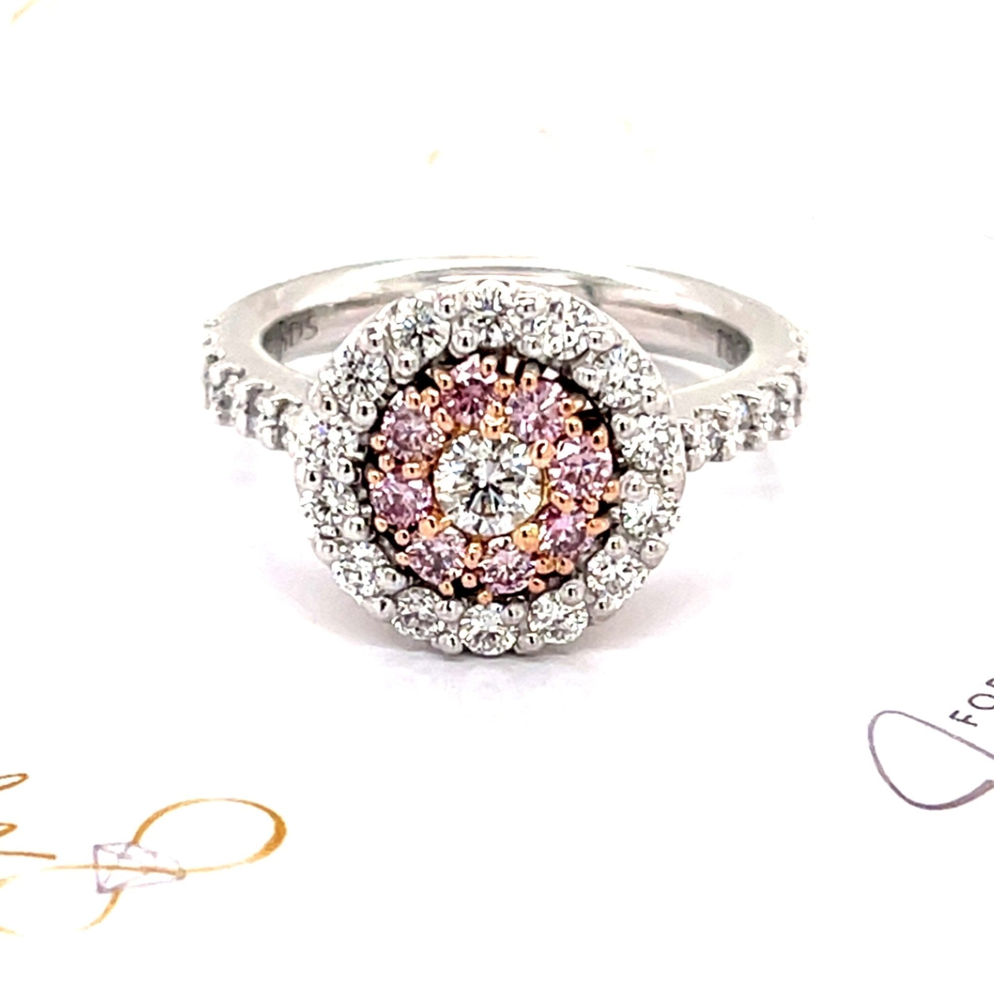 The Argyle Pink Diamond Engagement Ring - ForeverJewels Design Studio 8