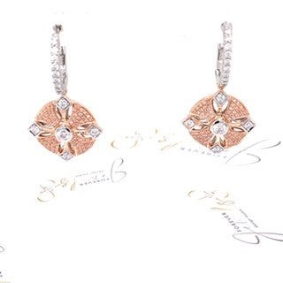 The Argyle Pink Diamond Huggie Earrings - ForeverJewels Design Studio 8