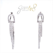 Triple tier Diamond Hoop Earrings - ForeverJewels Design Studio 8