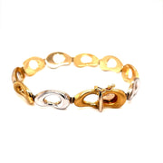 Two tone 18k gold Bracelet - ForeverJewels Design Studio 8