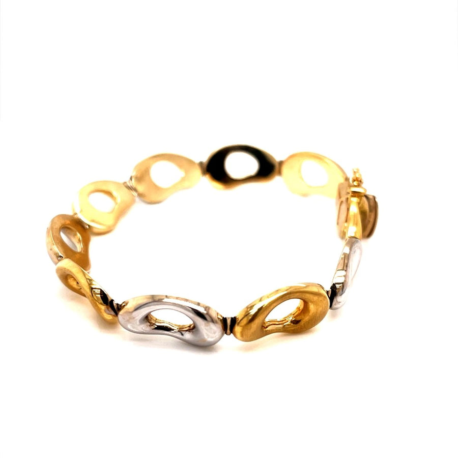 Two tone 18k gold Bracelet - ForeverJewels Design Studio 8