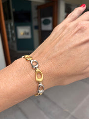 Two tone 18k gold Bracelet - ForeverJewels Design Studio 8