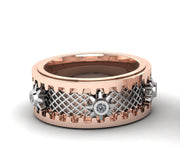 Wheel of life diamond Ring - ForeverJewels Design Studio 8