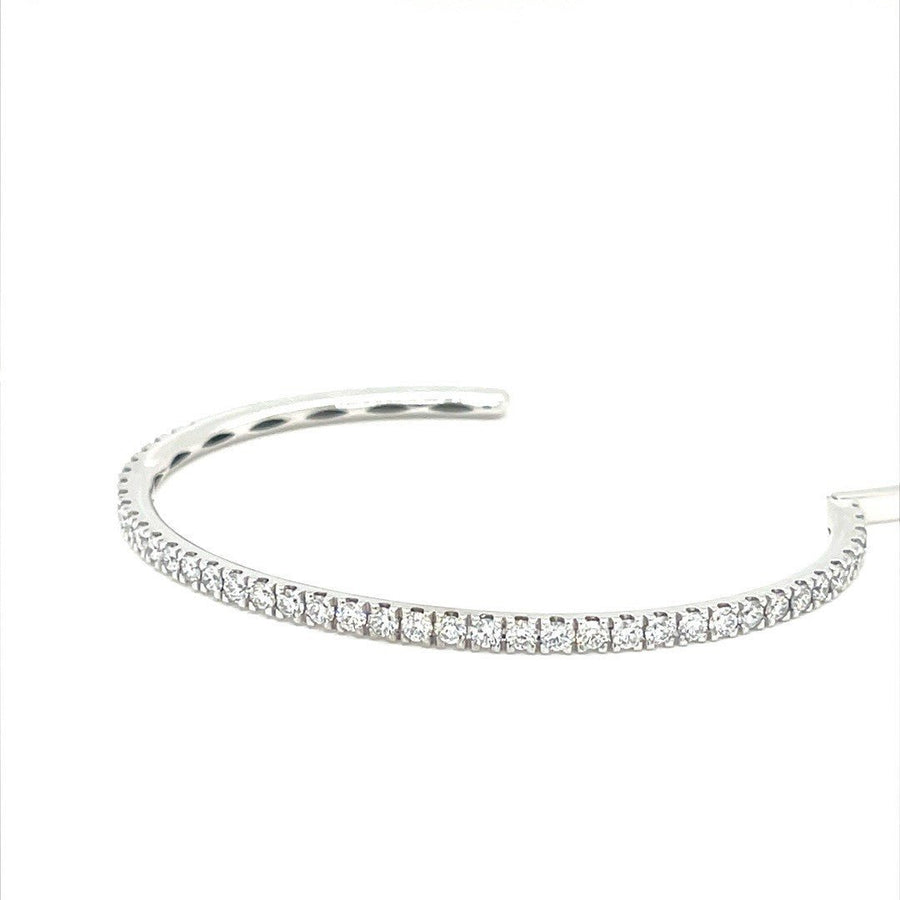 White gold Diamond Bangle - ForeverJewels Design Studio 8