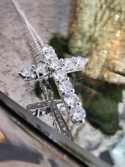 White Gold Diamond Cross Pendant - ForeverJewels Design Studio 8