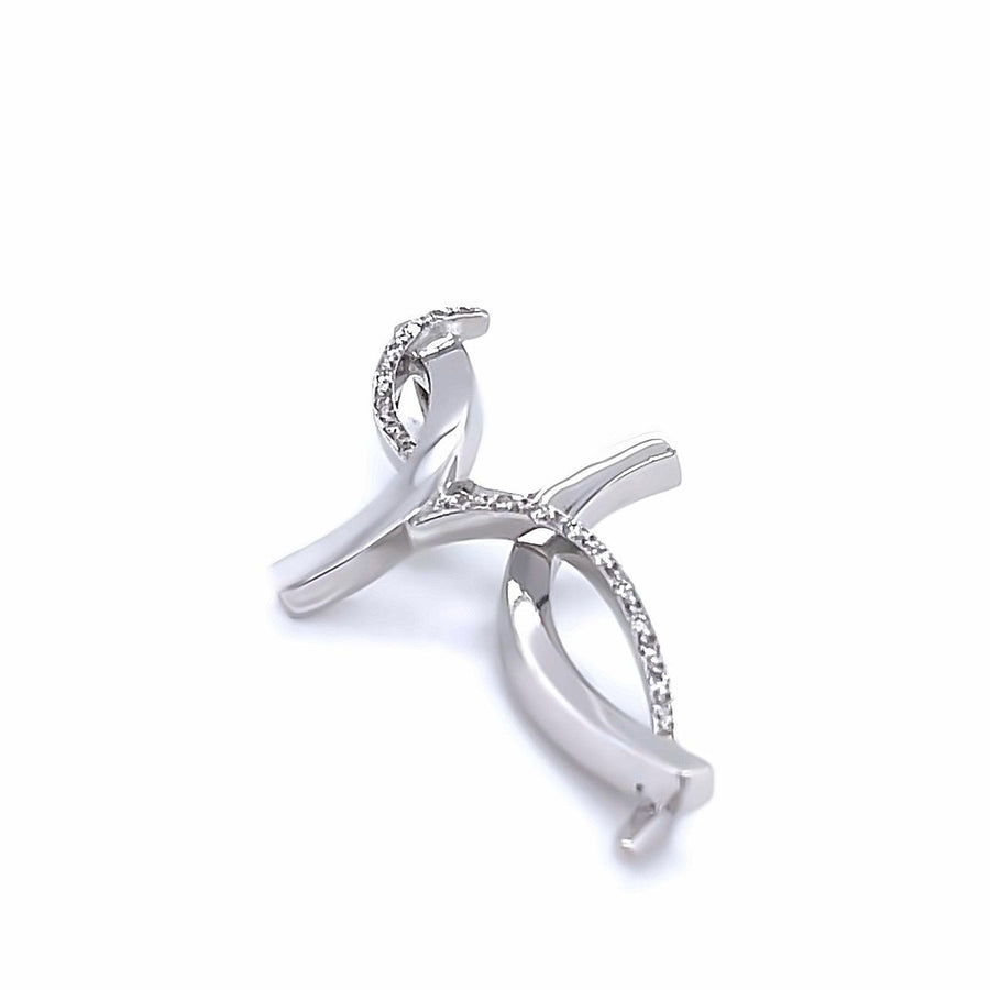White Gold Diamond Cross Pendant - ForeverJewels Design Studio 8