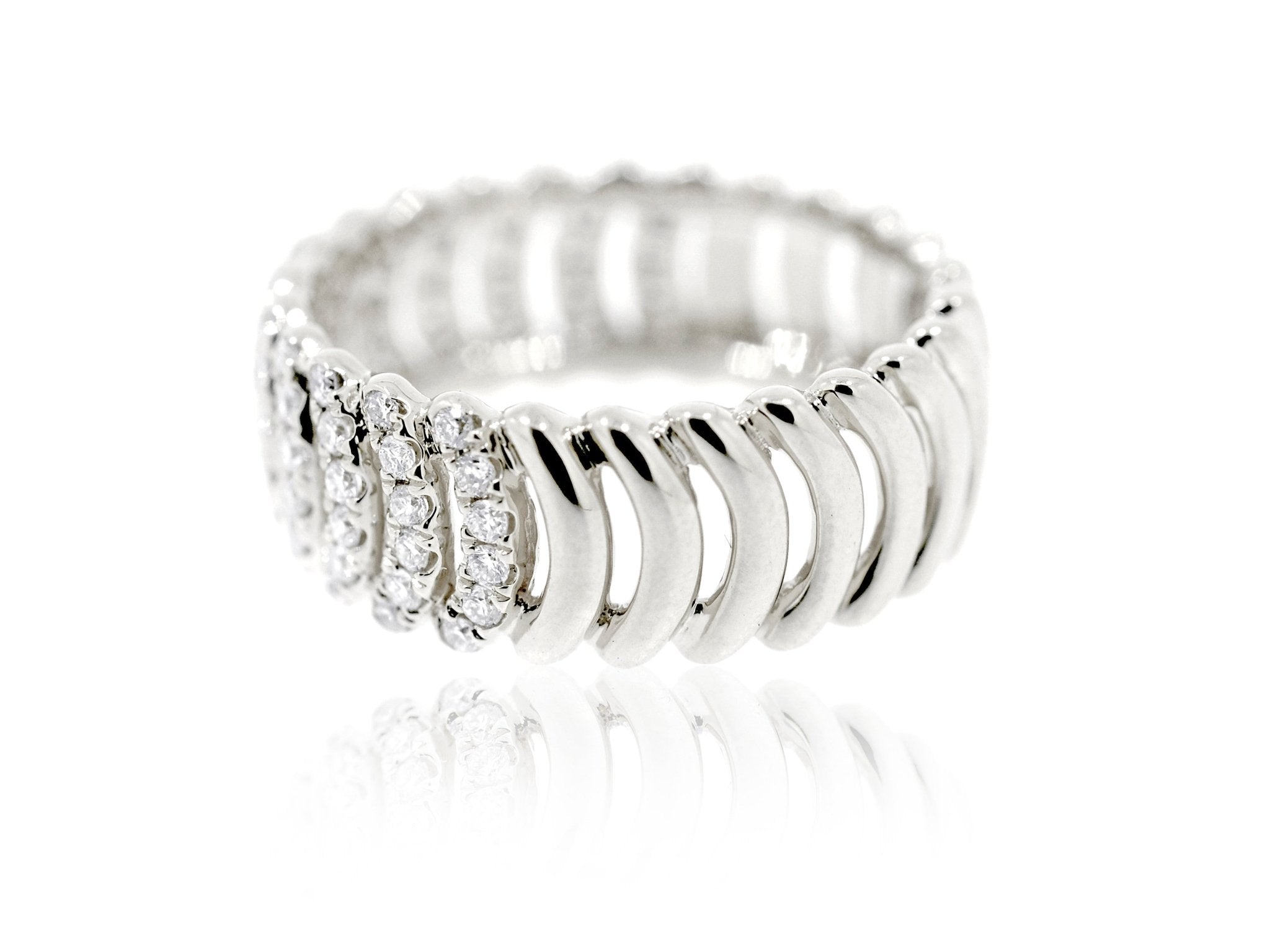 White Gold Diamond Dress Ring - ForeverJewels Design Studio 8