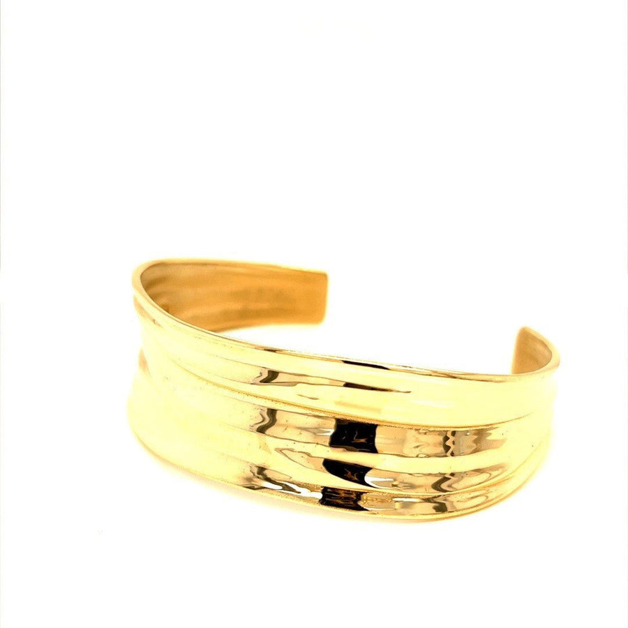 Yellow gold bangle hi - ForeverJewels Design Studio 8