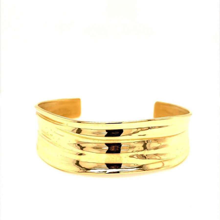 Yellow gold bangle hi - ForeverJewels Design Studio 8