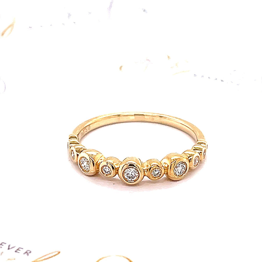 Yellow gold Diamond Wedding Ring - ForeverJewels Design Studio 8
