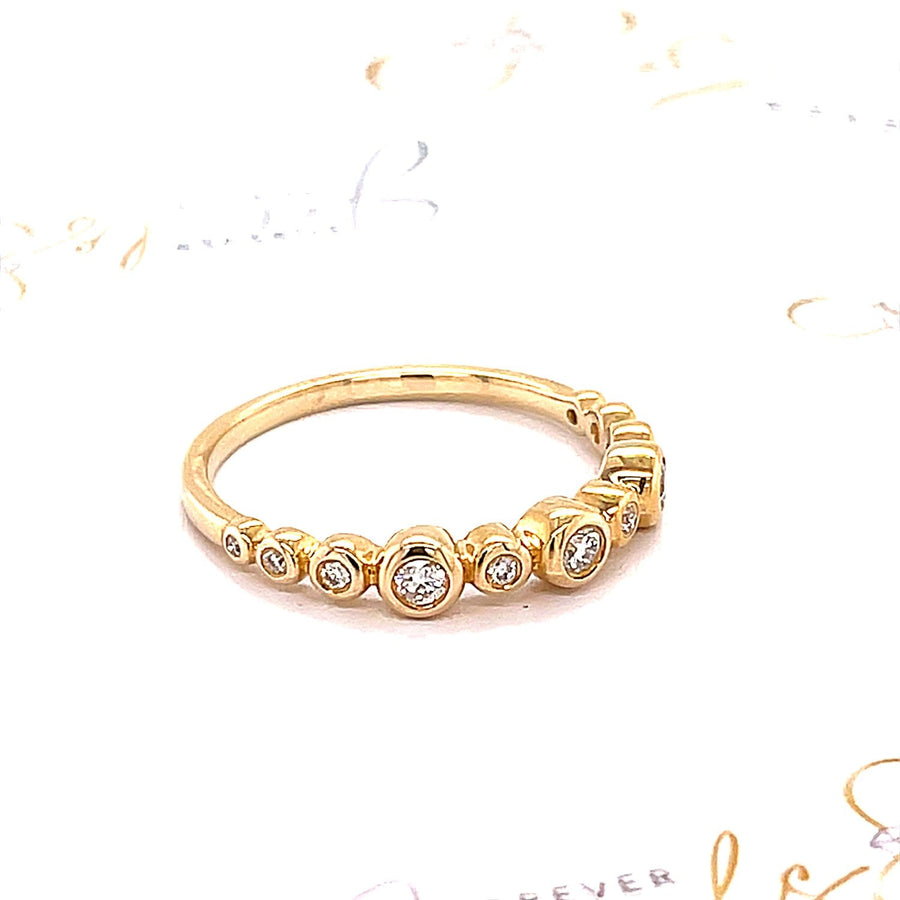 Yellow gold Diamond Wedding Ring - ForeverJewels Design Studio 8