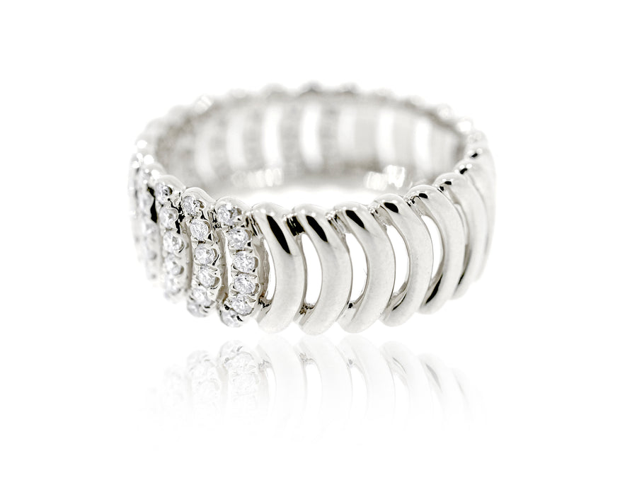 White Gold Diamond Dress Ring