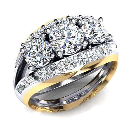 Diamond Pod Engagement Ring