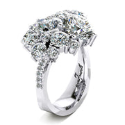 Diamond Cluster Engagement Ring