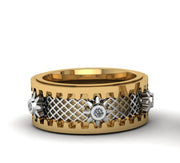 Wheel Of Life Diamond Ring