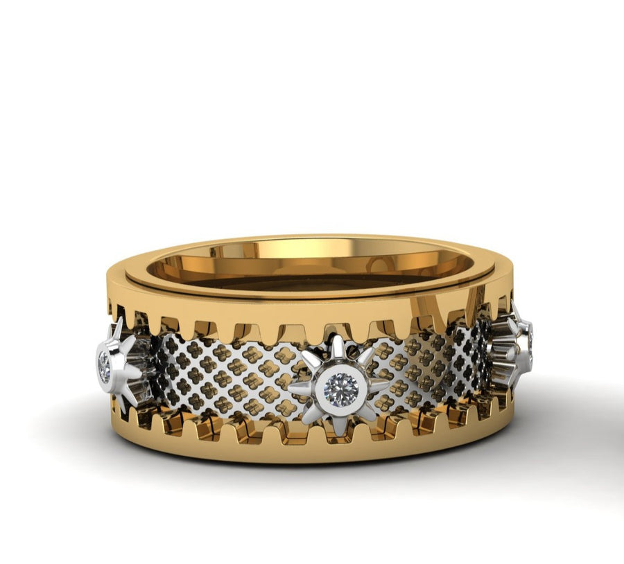 Wheel Of Life Diamond Ring