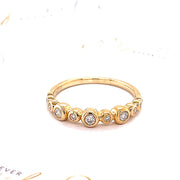 Yellow gold  Diamond Wedding Ring