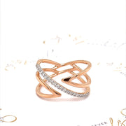 Rose gold diamond Ring